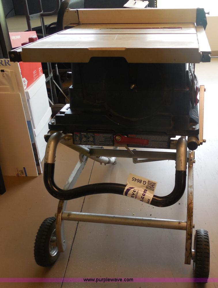 image for item G8645 Bosch TS2000 table saw