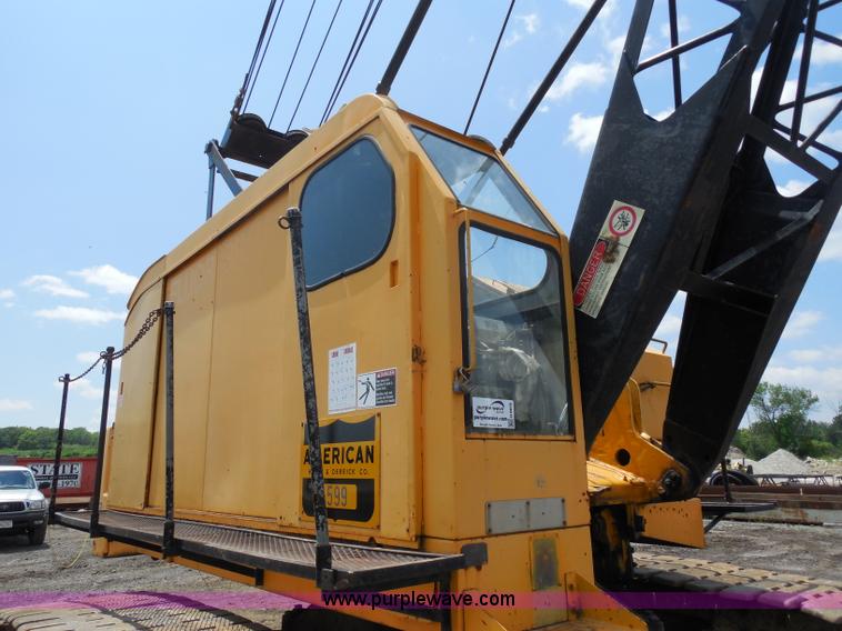 image for item G8659 1970 American 599 40-ton lattice boom crawler crane