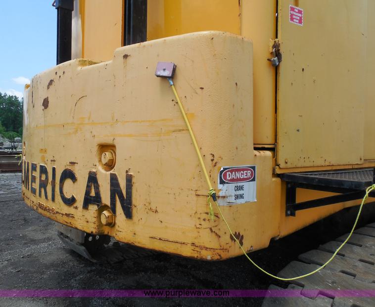 image for item G8659 1970 American 599 40-ton lattice boom crawler crane