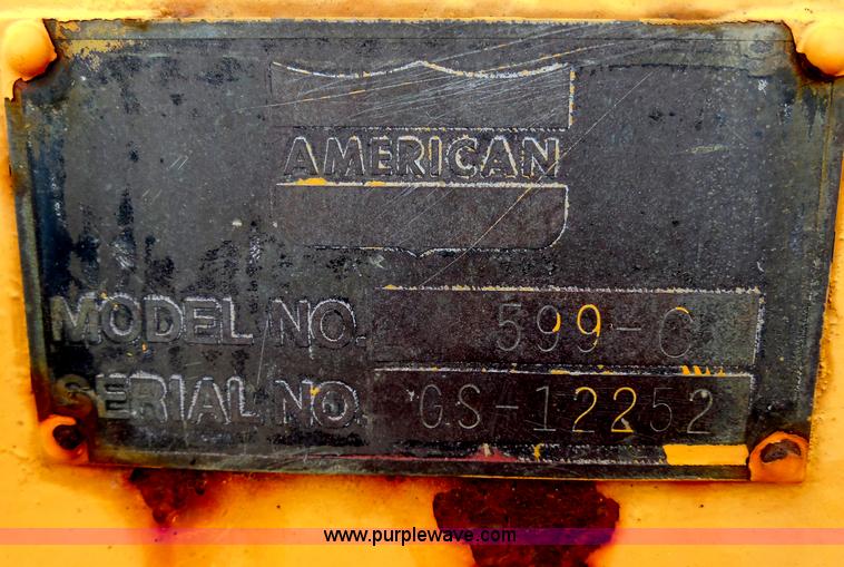 image for item G8659 1970 American 599 40-ton lattice boom crawler crane