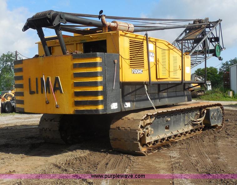 image for item G8663 1974 Lima 700-HC 80-ton lattice boom crawler crane