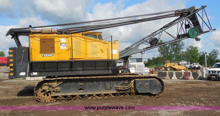 image for item G8663 1974 Lima 700-HC 80-ton lattice boom crawler crane