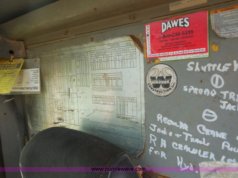 image for item G8663 1974 Lima 700-HC 80-ton lattice boom crawler crane