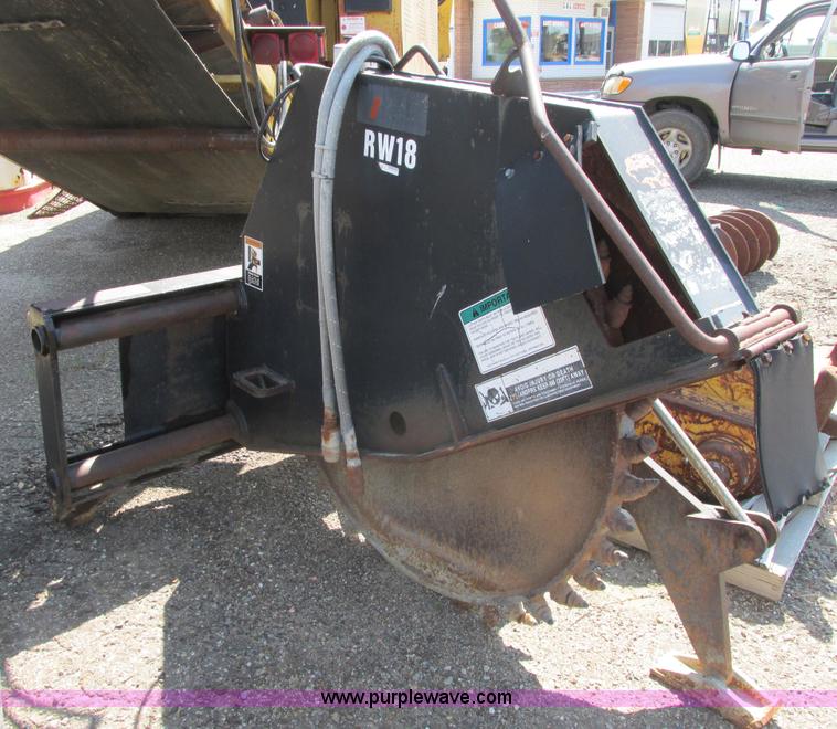 image for item A8579 Trak International Rocksaw 18 rock and concrete wheel