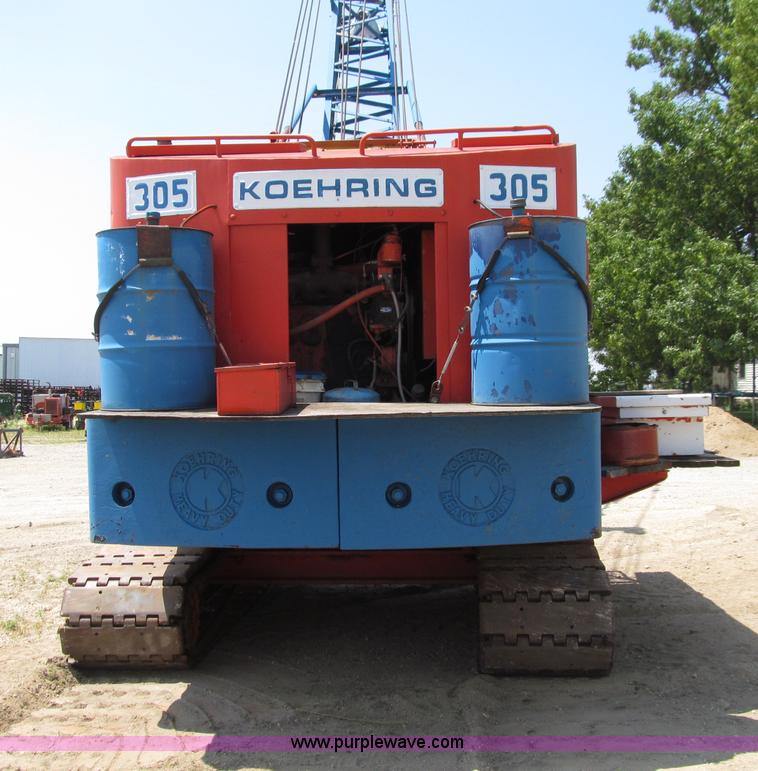 image for item D7439 1976 Koehring 305 crawler lattice boom crane