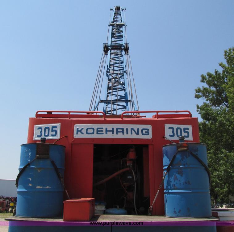 image for item D7439 1976 Koehring 305 crawler lattice boom crane