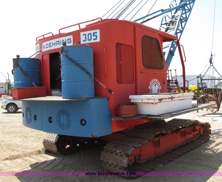 image for item D7439 1976 Koehring 305 crawler lattice boom crane