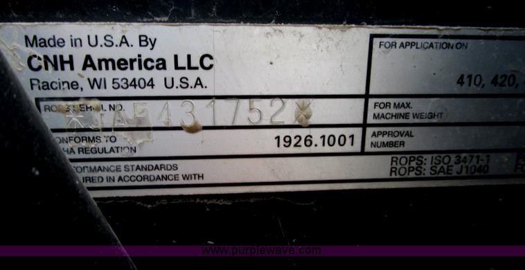 image for item E5186 2006 Case 430 skid steer