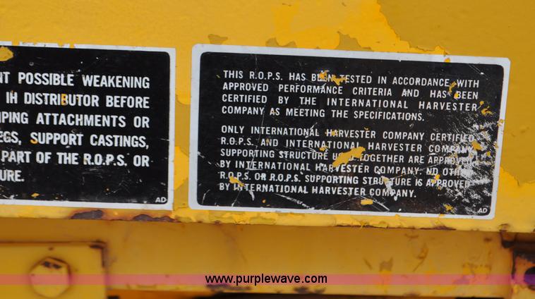 image for item G6083 1973 International TD15C dozer