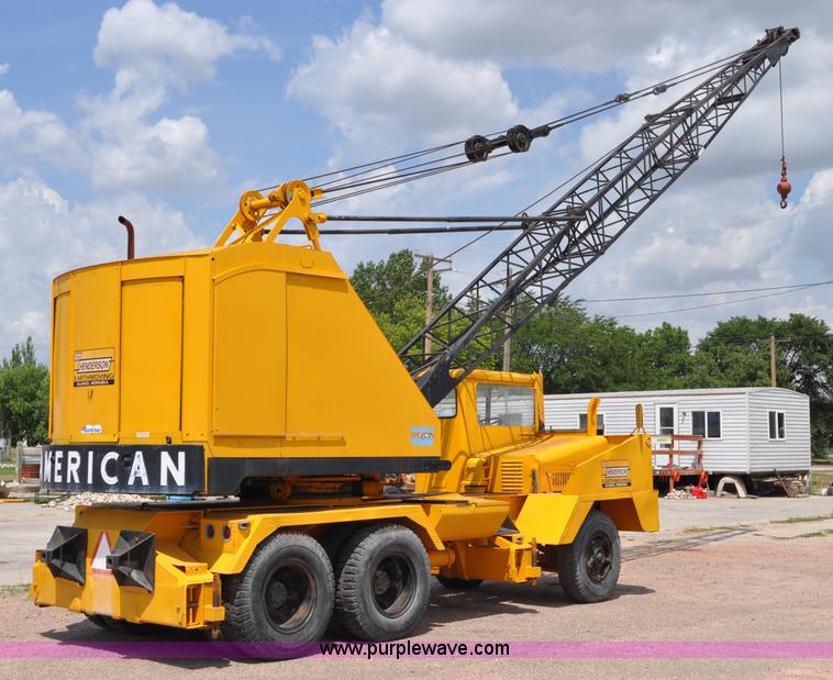 image for item G6109 1959 Hendrickson truck with crane