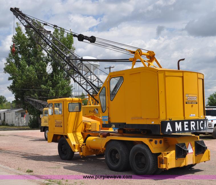 image for item G6109 1959 Hendrickson truck with crane