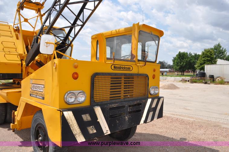 image for item G6109 1959 Hendrickson truck with crane