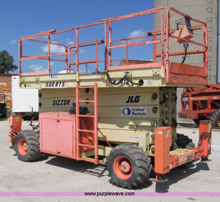 image for item G8589 2000 JLG 500RTS scissor lift