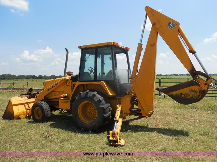 image for item E7598 1984 John Deere 510 Turbo backhoe loader