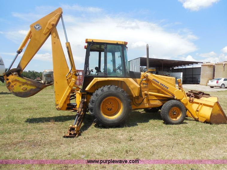 image for item E7598 1984 John Deere 510 Turbo backhoe loader