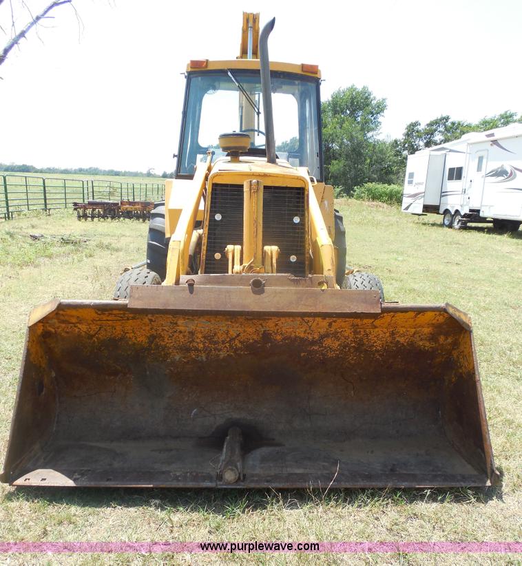image for item E7598 1984 John Deere 510 Turbo backhoe loader