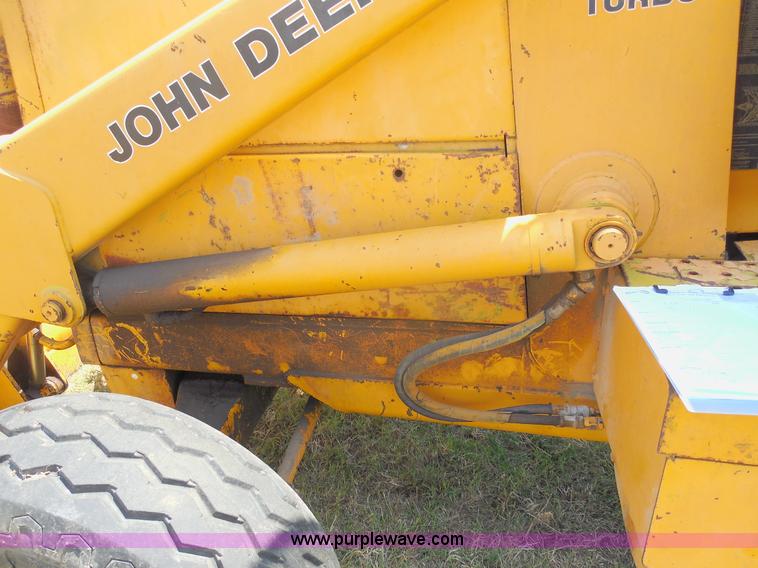 image for item E7598 1984 John Deere 510 Turbo backhoe loader