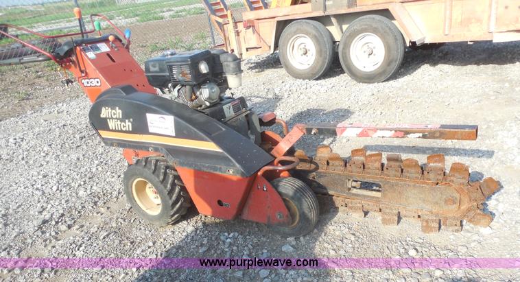 image for item E7605 2004 Ditch Witch 1030 walk behind trencher