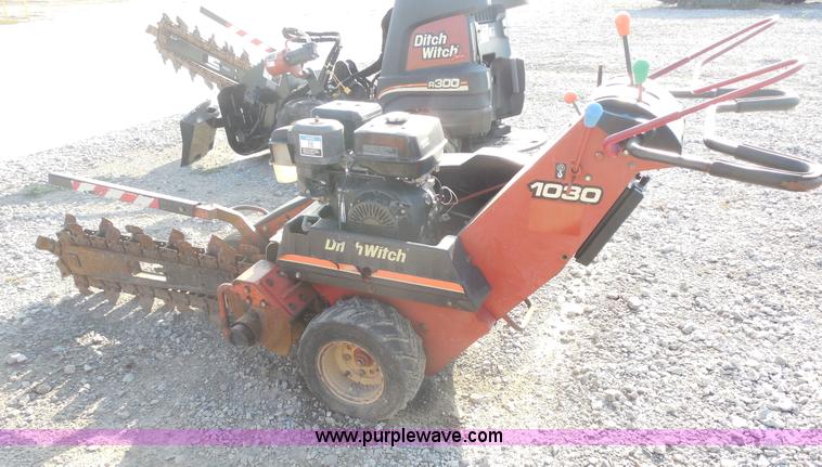image for item E7605 2004 Ditch Witch 1030 walk behind trencher