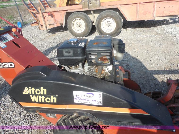 image for item E7605 2004 Ditch Witch 1030 walk behind trencher