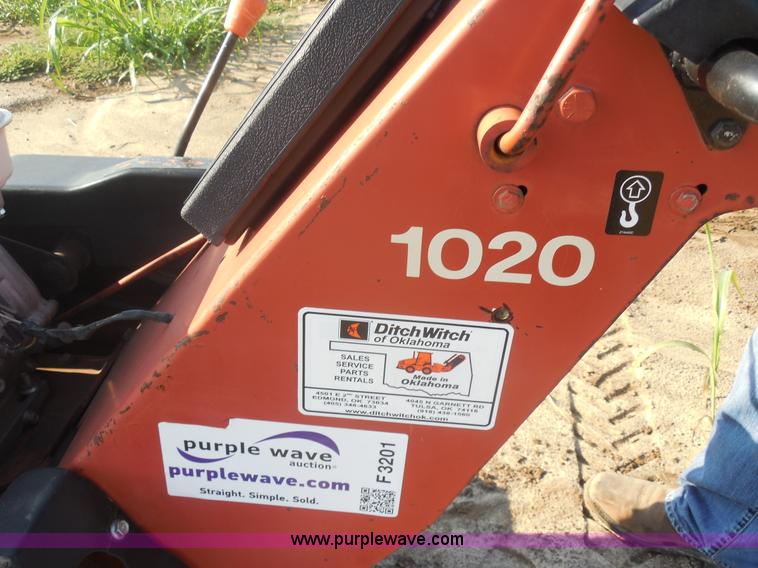 image for item E7605 2004 Ditch Witch 1030 walk behind trencher