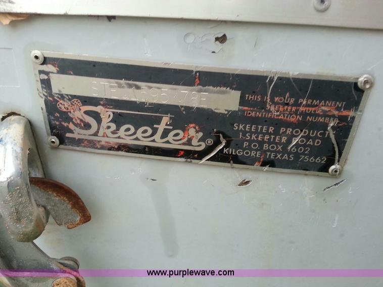 image for item F3124 1978 Skeeter boat