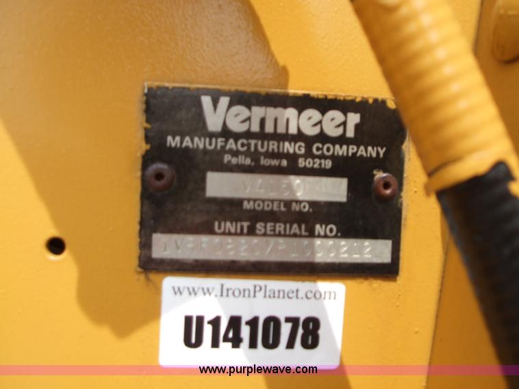 image for item F3153 Vermeer 4150 trencher