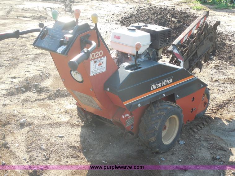 image for item F3201 Ditch Witch 1020 walk behind trencher