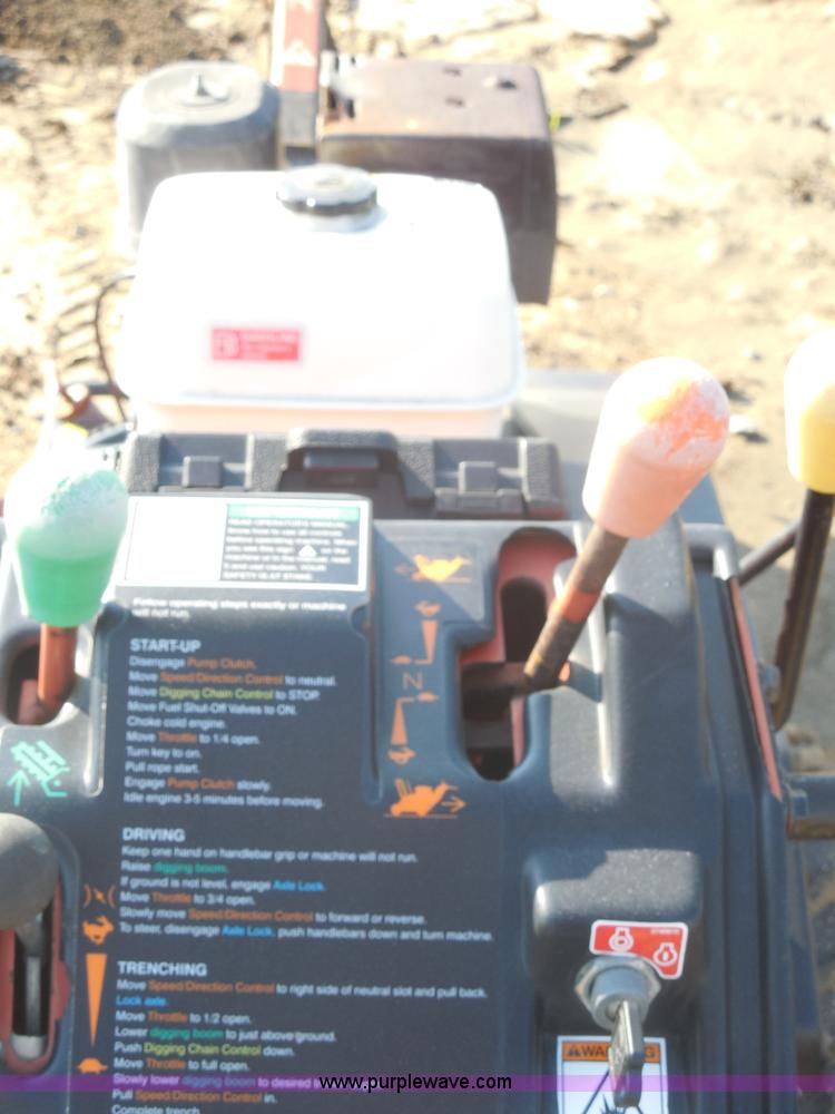 image for item F3201 Ditch Witch 1020 walk behind trencher