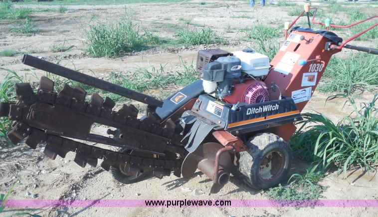 image for item F3234 2000 Ditch Witch 1030 walk behind trencher