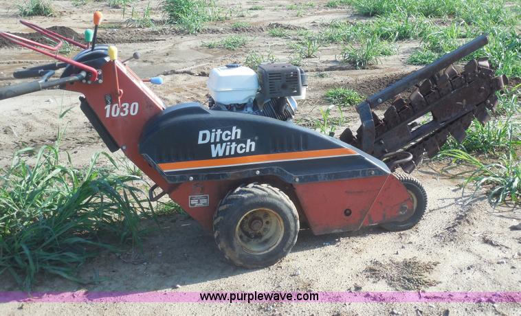 image for item F3234 2000 Ditch Witch 1030 walk behind trencher