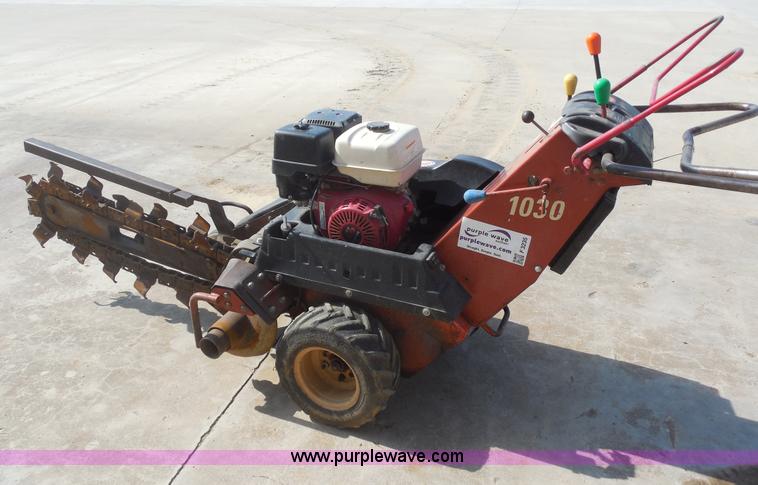 image for item F3235 Ditch Witch 1030 walk behind trencher