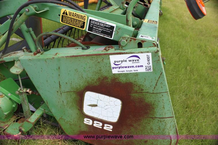 image for item G4007 John Deere 922 flex head