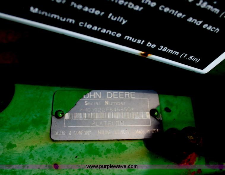 image for item G4007 John Deere 922 flex head