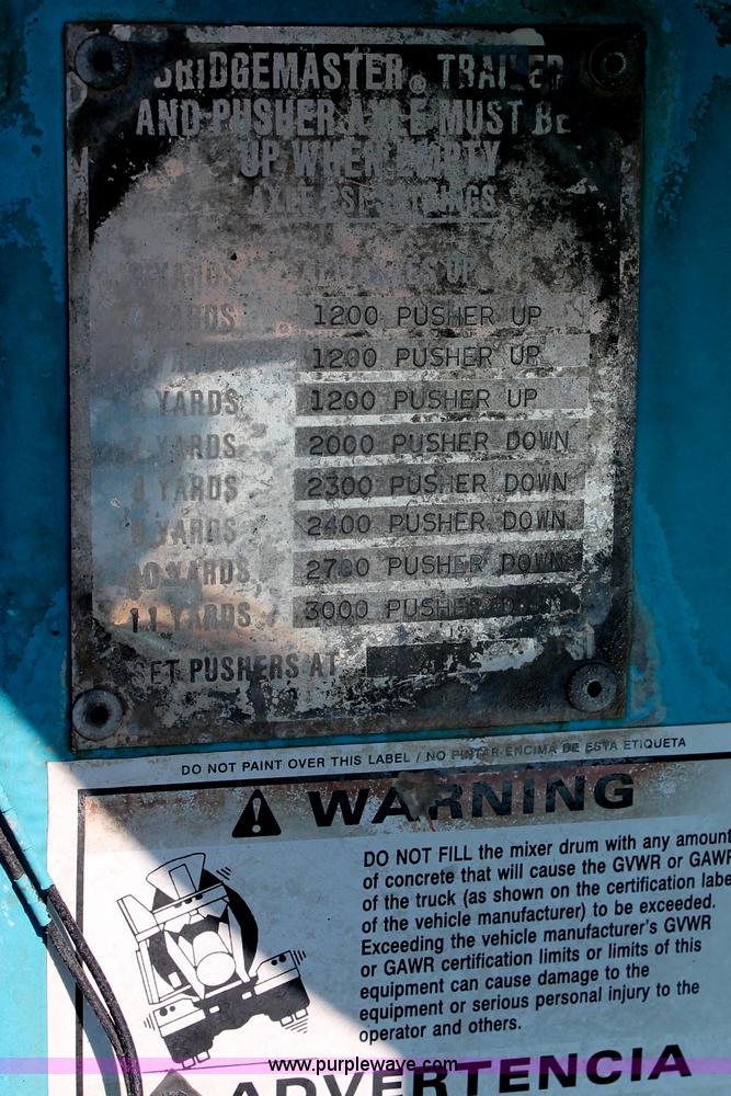 image for item G5743 1993 Kenworth W900 oilfield fabricated cement mixer truck