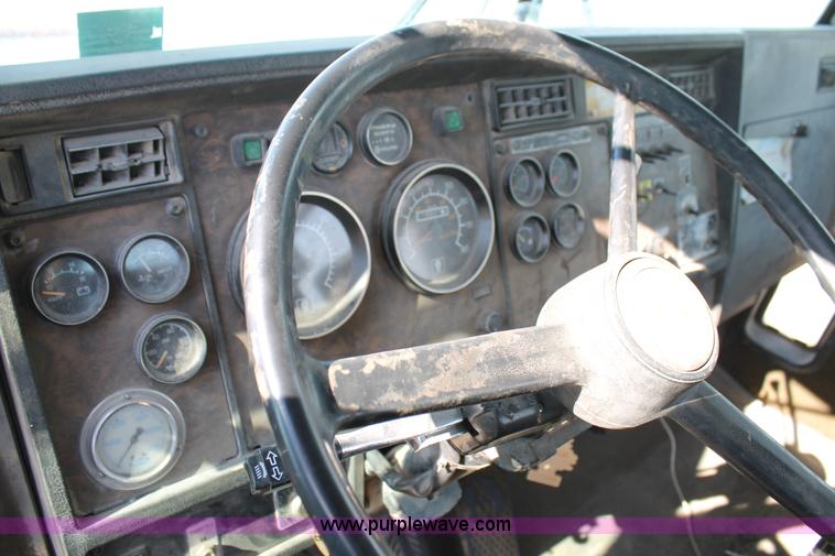 image for item G5743 1993 Kenworth W900 oilfield fabricated cement mixer truck