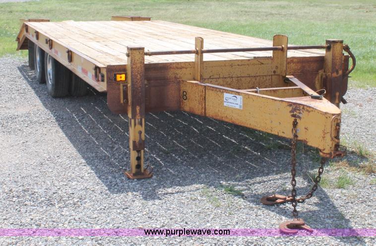 image for item G5745 1996 Belshe DT235 equipment trailer