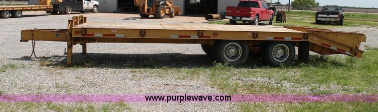 image for item G5745 1996 Belshe DT235 equipment trailer