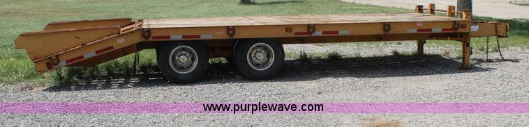 image for item G5745 1996 Belshe DT235 equipment trailer