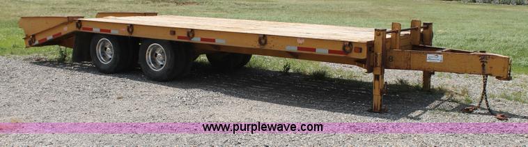 image for item G5745 1996 Belshe DT235 equipment trailer