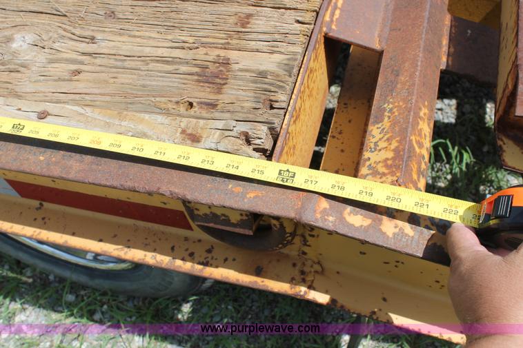 image for item G5745 1996 Belshe DT235 equipment trailer