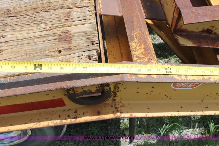 image for item G5745 1996 Belshe DT235 equipment trailer