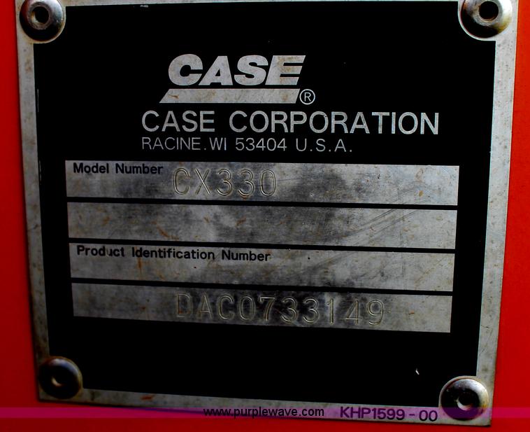 image for item G5751 2003 Case CX330 excavator