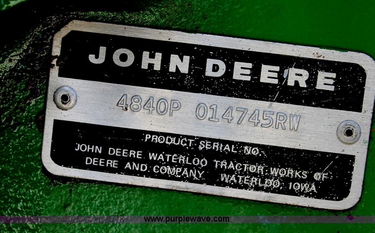 image for item G5788 1981 John Deere 4840 tractor