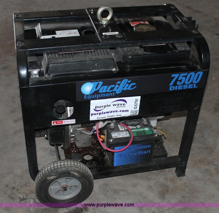 image for item G5791 Pacific 7500 diesel generator