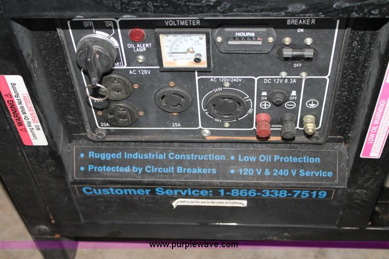 image for item G5791 Pacific 7500 diesel generator