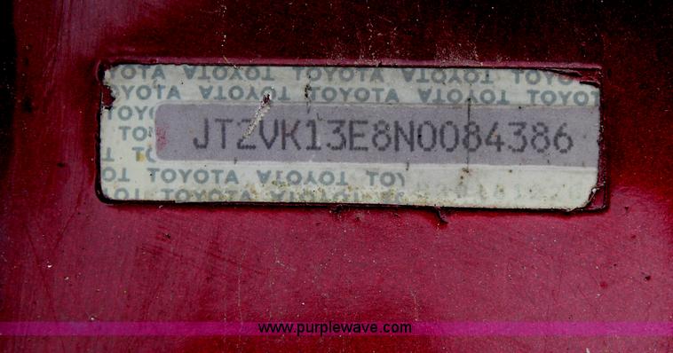 image for item I7822 1992 Toyota Camry XLE