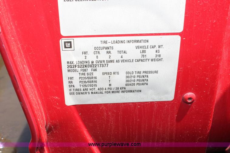 image for item I7968 1997 Pontiac Firebird