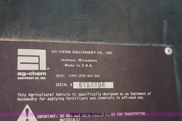 image for item I7829 1994 Ag-Chem TerraGator 1844 spreader
