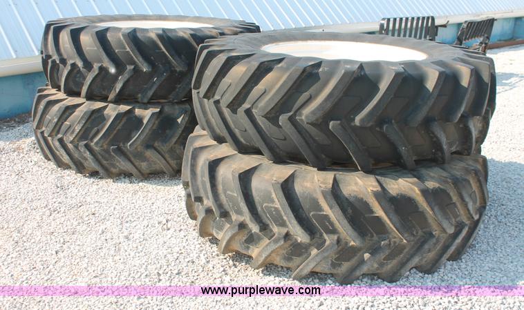 image for item I7852 (4) Michelin Agribib 520/85R38 tires and wheels